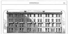 Low rental workmen's dwellings built by the Birkenhead Dock Co, c1844 (c1860)