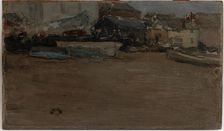 Low Tide, 1883-1884. Creator: James Abbott McNeill Whistler