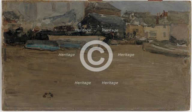 Low Tide, 1883-1884. Creator: James Abbott McNeill Whistler.