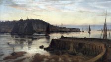 Low Tide, Appleton Ferry, 1890s. Creator: Charles Parsons Knight