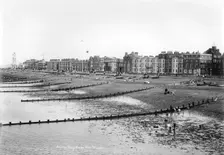 Low tide at Herne Bay, Kent, 1890-1910