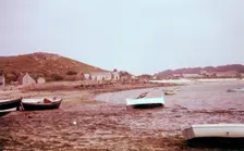 Low tide at the landing stage, New Grimsby, Tresco, Scilly Isles, c1955. Creator: Arthur Charles Kirby Ware
