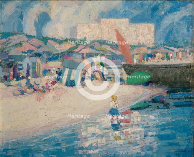 Low Tide (recto of 1929.6.79B), ca. 1925-1929. Creator: John Noble.