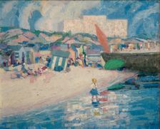 Low Tide (recto of 1929.6.79B), ca. 1925-1929. Creator: John Noble