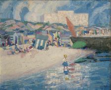Low Tide (recto of 1929.6.79B), ca. 1925-1929. Creator: John Noble