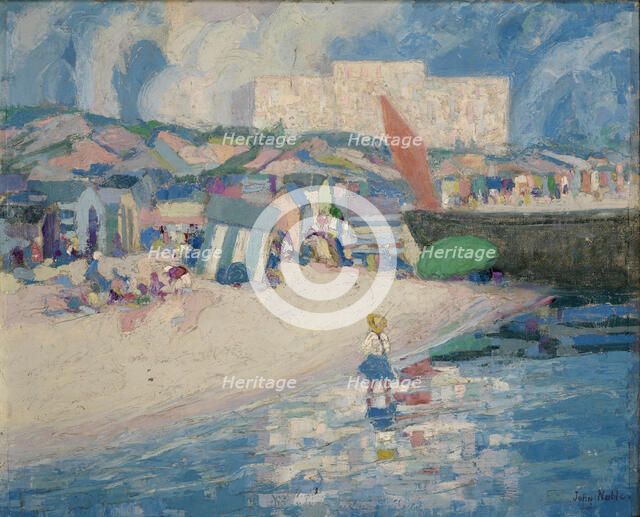 Low Tide (recto of 1929.6.79B), ca. 1925-1929. Creator: John Noble.