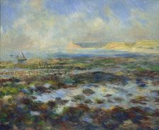 Low Tide, Yport, 1883. Creator: Pierre-Auguste Renoir