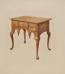 Lowboy, 1935/1942. Creator: Unknown