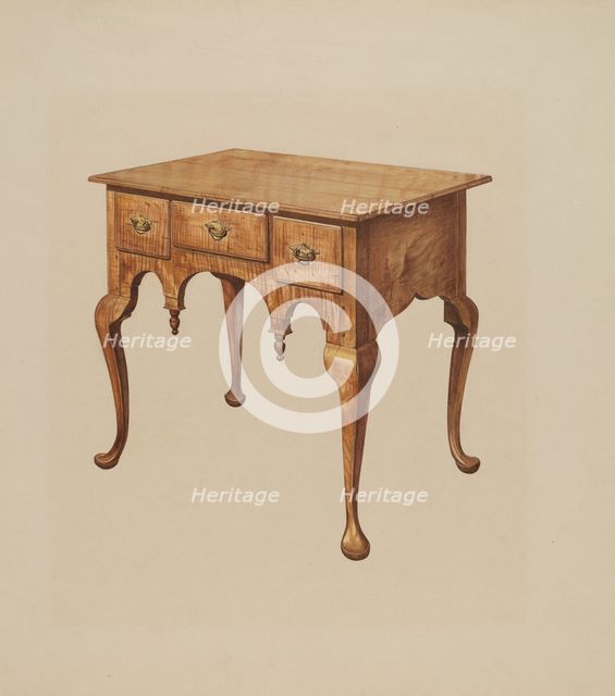 Lowboy, 1935/1942. Creator: Unknown.