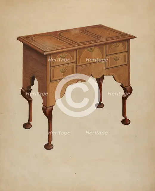 Lowboy, 1938. Creator: Isidore Sovensky.
