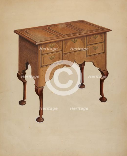 Lowboy, 1938. Creator: Isidore Sovensky.
