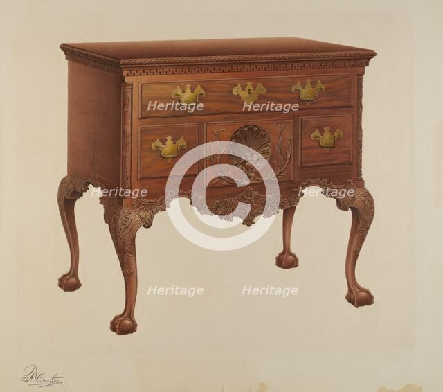 Lowboy, 1940. Creator: Ferdinand Cartier.