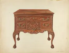 Lowboy, c. 1953. Creator: Isadore Goldberg