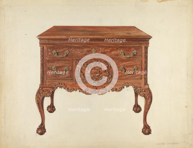 Lowboy, c. 1953. Creator: Isadore Goldberg.