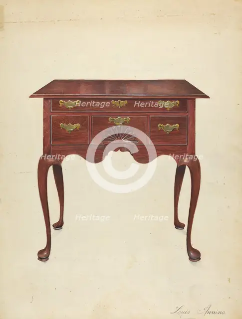 Lowboy, c. 1953. Creator: Louis Annino.