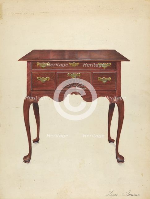 Lowboy, c. 1953. Creator: Louis Annino.
