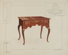 Lowboy, c. 1936. Creator: Alfred Walbeck