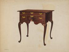 Lowboy, c. 1936. Creator: Arthur Johnson