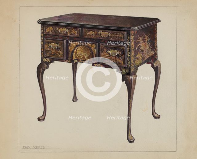 Lowboy, c. 1937. Creator: Charles Squires.