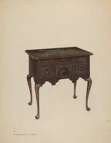 Lowboy, c. 1938. Creator: M. Rosenshield-von-Paulin
