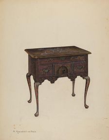 Lowboy, c. 1938. Creator: M. Rosenshield-von-Paulin