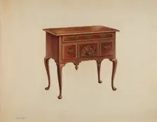 Lowboy, c. 1938. Creator: Eva Fox