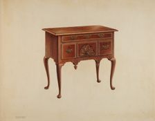 Lowboy, c. 1938. Creator: Eva Fox