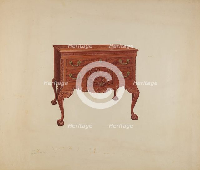 Lowboy, c. 1938. Creator: Francis Borelli.