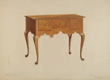 Lowboy, c. 1939. Creator: Arthur Johnson