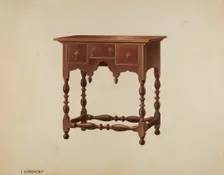 Lowboy, c. 1939. Creator: Isidore Sovensky