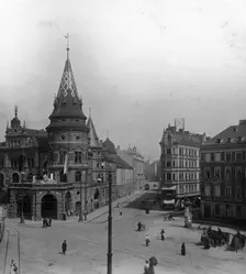 Löwenbräu Keller and Stiglmaierplatz, Munich, Germany, c1900s.Artist: Wurthle & Sons