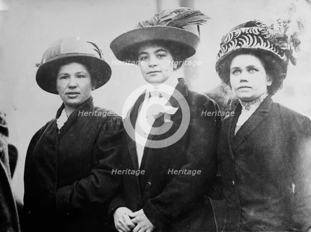 Lowell - Portuguese mill girls, between c1910 and c1915. Creator: Bain News Service.
