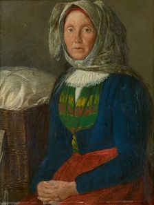 Lower Austrian farmer's wife, 1858. Creator: Michael Neder