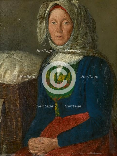 Lower Austrian farmer's wife, 1858. Creator: Michael Neder.