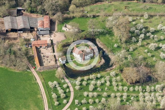 Lower Brockhampton House, late 14th century house, Herefordshire, 2019. Creator: Damian Grady.
