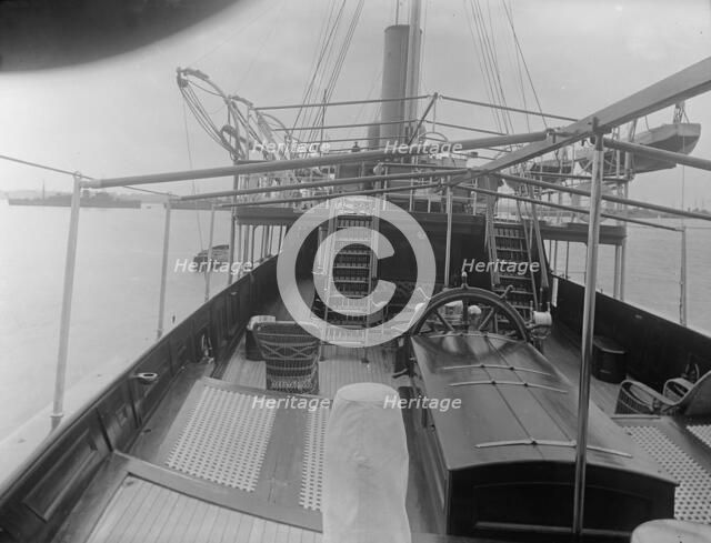 Lower deck on 'Venetia', 1920. Creator: Kirk & Sons of Cowes.