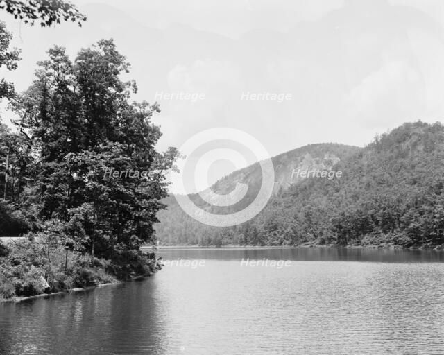 Lower end of Lake Fairfield, Sapphire, N.C., between 1900 and 1906. Creator: William H. Jackson.