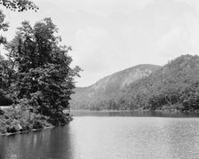 Lower end of Lake Fairfield, Sapphire, N.C., between 1900 and 1906. Creator: William H. Jackson