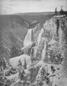 Lower Falls of the Yellowstone, Wyoming c1897. Creator: Unknown