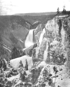 Lower Falls of the Yellowstone, Wyoming, USA, c1900. Creator: Unknown