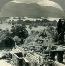 Lower Lake Killarney, Southwest from Lord Kenmare's Mansion, County Kerry, Ireland c1930s. Creator: Unknown