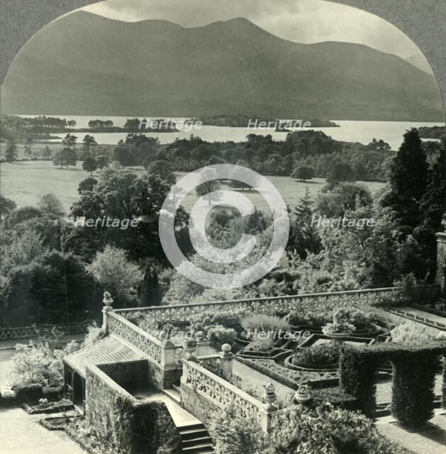 'Lower Lake Killarney, Southwest from Lord Kenmare's Mansion, County Kerry, Ireland', c1930s. Creator: Unknown.