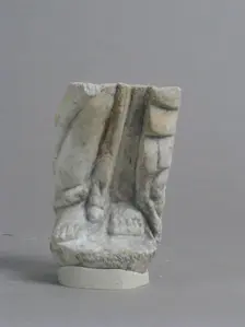 Lower Legs Fragment, Coptic, 4th-7th century. Creator: Unknown