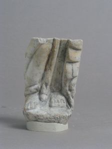 Lower Legs Fragment, Coptic, 4th-7th century. Creator: Unknown