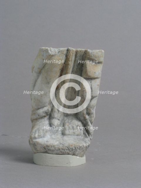 Lower Legs Fragment, Coptic, 4th-7th century. Creator: Unknown.