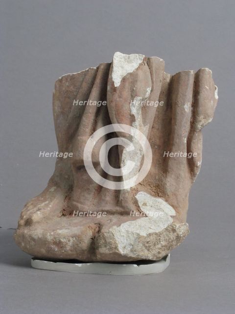 Lower Legs Fragment, Coptic, 4th-7th century. Creator: Unknown.