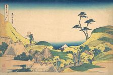 Lower Meguro (Shimo Meguro), from the series Thirty-six Views of Mount Fuji (Fugaku..., ca. 1830-32. Creator: Hokusai