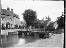 Lower Slaughter, Cotswold, Gloucestershire, 1928. Creator: Katherine Jean Macfee
