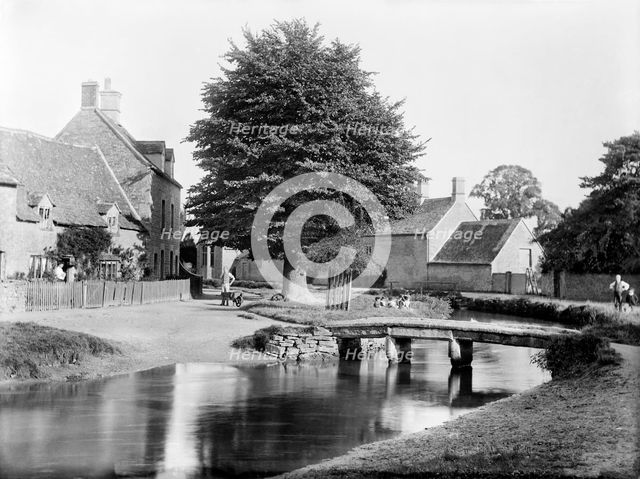 Lower Slaughter, Gloucestershire, 1890. Artist: Henry Taunt.