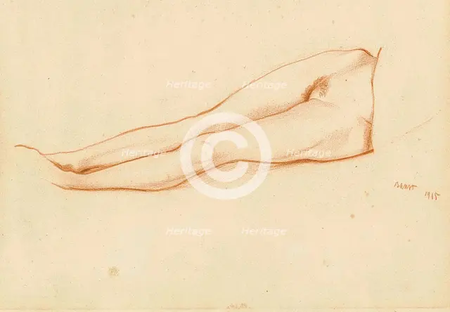 Lower torso of Ida Rubinstein (1883-1960), 1915.